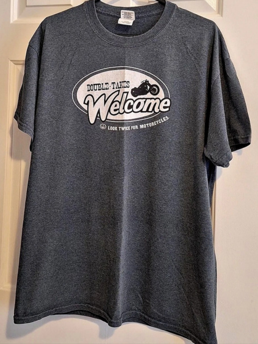 Gildan Motorcycle Graphic Tee Size Large